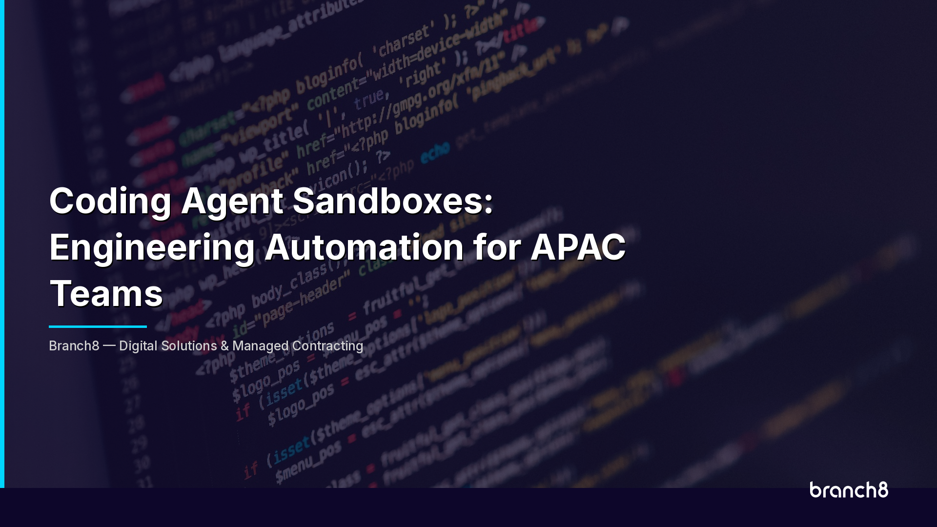 Coding Agent Sandboxes: Engineering Automation for APAC Teams - Hero Image