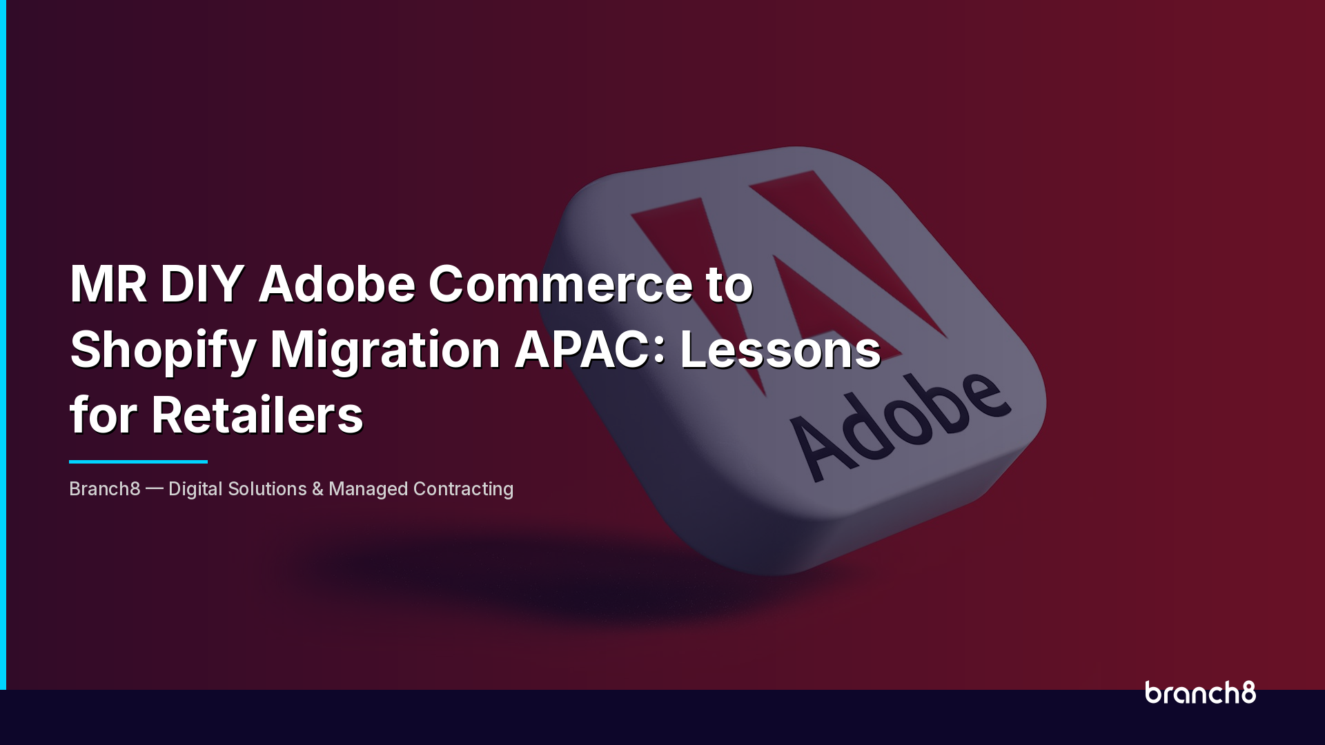 MR DIY Adobe Commerce to Shopify Migration APAC: Lessons for Retailers - Hero Image